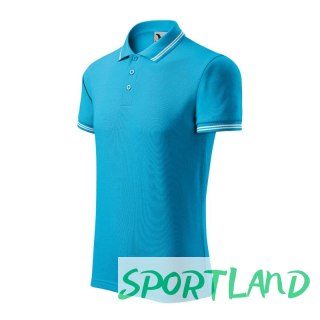 Koszulka polo Malfini Urban M MLI-21944 turkus 2XL