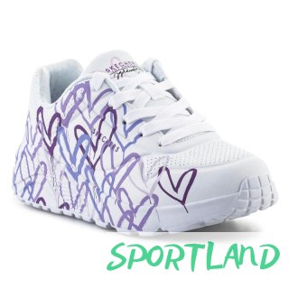 Buty Skechers JGoldcrown: Uno Lite - Spread the Love Jr 314064L-WLPR EU 36