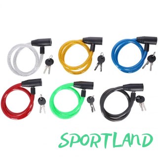 Zapięcie rowerowe Dunlop cable lock D12mm 65 cm ST 6ass 82646 N/A