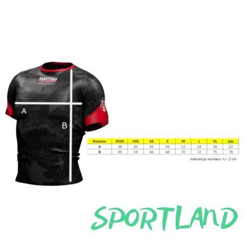 Koszulka treningowa Masters M 045551-M XXS Koszulka treningowa Masters M 045551-M XXS