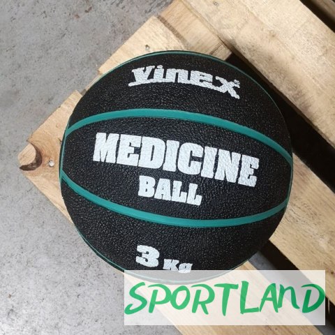 Piłka lekarska rehabilitacyjna Vinex VMB-L003G 3kg HS-TNK-000008476 N/A Piłka lekarska rehabilitacyjna Vinex VMB-L003G 3kg HS-TNK-000008476 N/A