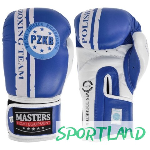 Rękawice bokserskie Masters Rbt-PZKB-W 011101-02W czerwony Rękawice bokserskie Masters Rbt-PZKB-W 011101-02W czerwony