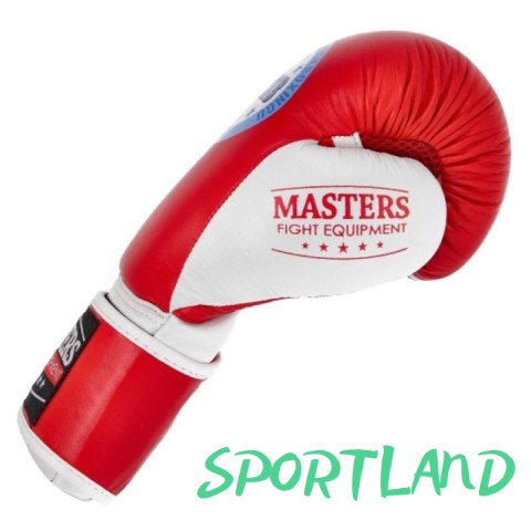 Rękawice bokserskie Masters Rbt-PZKB-W 011101-02W czerwony Rękawice bokserskie Masters Rbt-PZKB-W 011101-02W czerwony