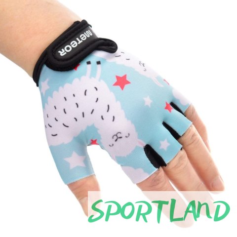 Rękawiczki rowerowe Meteor Kids Alpacas Jr 17393 roz. S uniw