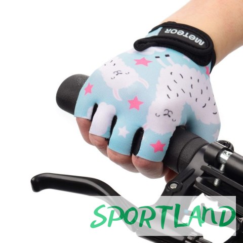 Rękawiczki rowerowe Meteor Kids Alpacas Jr 17393 roz. S uniw