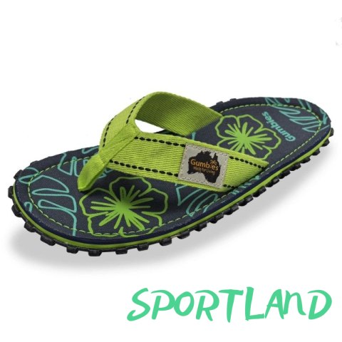 Japonki Gumbies Islander Flip-Flops Lime Hibiscus GU-FFISL148 43 Japonki Gumbies Islander Flip-Flops Lime Hibiscus GU-FFISL148 43
