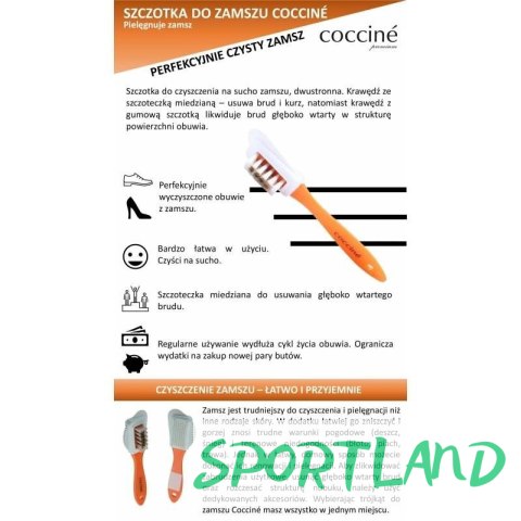 Szczotka do czyszczenia zamszu Coccine DA0234 N/A Szczotka do czyszczenia zamszu Coccine DA0234 N/A