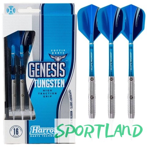 Rzutki Harrows Genesis Tungsten Softip HS-TNK-000013289 16 gR B Rzutki Harrows Genesis Tungsten Softip HS-TNK-000013289 16 gR B