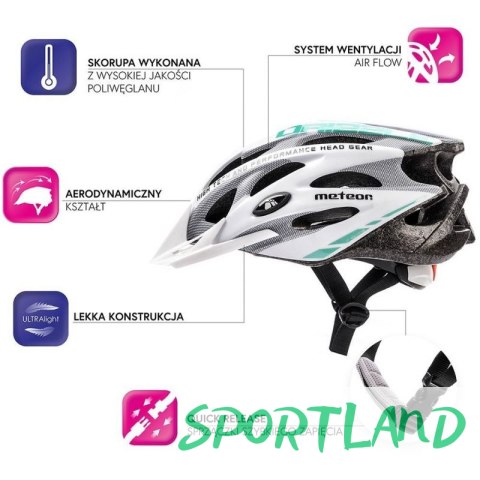 Kask rowerowy Meteor MV29 Drizzle 24713-24714 uniw Kask rowerowy Meteor MV29 Drizzle 24713-24714 uniw