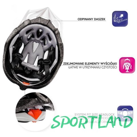 Kask rowerowy Meteor MV29 Drizzle 24713-24714 uniw Kask rowerowy Meteor MV29 Drizzle 24713-24714 uniw