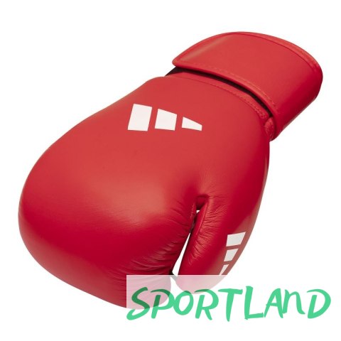 Rękawice bokserskie turniejowe adidas z atestem IBA czerwone 10 oz Rękawice bokserskie turniejowe adidas z atestem IBA czerwone 10 oz