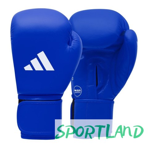 Rękawice bokserskie turniejowe adidas z atestem IBA niebieskie 10 oz Rękawice bokserskie turniejowe adidas z atestem IBA niebieskie 10 oz