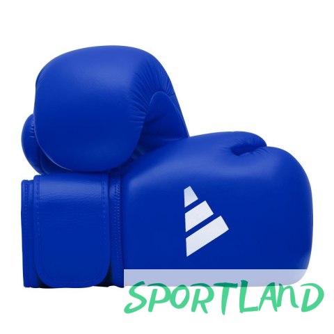 Rękawice bokserskie turniejowe adidas z atestem IBA niebieskie 10 oz Rękawice bokserskie turniejowe adidas z atestem IBA niebieskie 10 oz