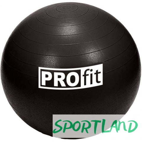Piłka gimnastyczna PROfit 75cm czarna z pompką DK2102 N/A Piłka gimnastyczna PROfit 75cm czarna z pompką DK2102 N/A