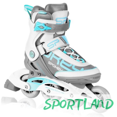 Łyżworolki Spokey Prime Pro WH/TQ 37 926965 37 Łyżworolki Spokey Prime Pro WH/TQ 37 926965 37