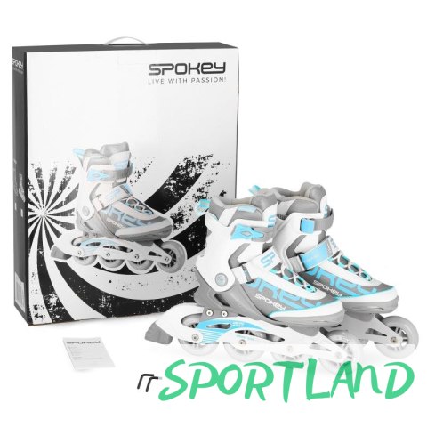 Łyżworolki Spokey Prime Pro WH/TQ 40 926968 40 Łyżworolki Spokey Prime Pro WH/TQ 40 926968 40