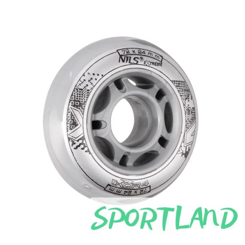 Kółka Nils Extreme PU 72x24 82A (4 szt.) N/A