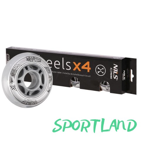 Kółka Nils Extreme PU 72x24 82A (4 szt.) N/A