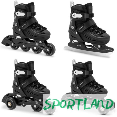 Łyżworolki Spokey 4W1 4One Jr SPK-944646 r. 34-38 34-38 Łyżworolki Spokey 4W1 4One Jr SPK-944646 r. 34-38 34-38