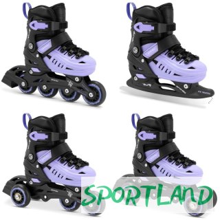 Łyżworolki Spokey 4W1 4One Jr SPK-944652 r. 39-43 39-43