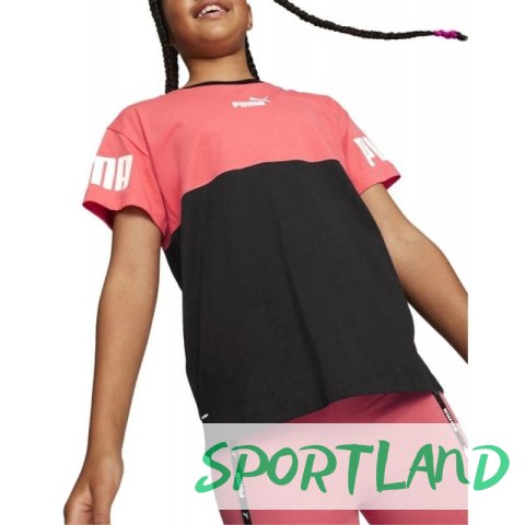 Koszulka Puma Power Colorblock Jr 670204 35 128 Koszulka Puma Power Colorblock Jr 670204 35 128