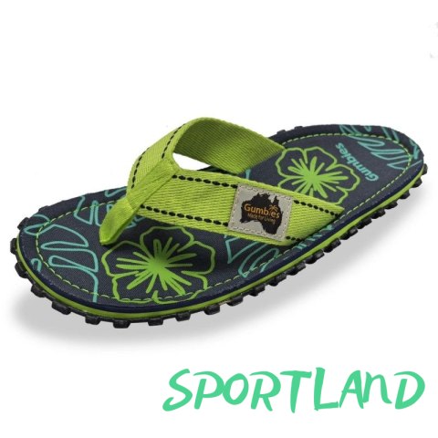 Japonki Gumbies Islander Flip-Flops Lime Hibiscus GU-FFISL148 43 Japonki Gumbies Islander Flip-Flops Lime Hibiscus GU-FFISL148 43