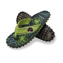 Japonki Gumbies Islander Flip-Flops Lime Hibiscus GU-FFISL148 46