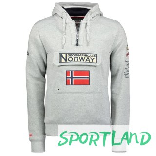 Bluza Geographical Norway 3/4 Gymclass 100 M WU4184H/GN B-Grey L