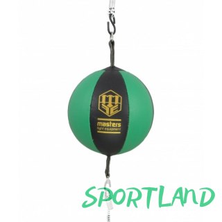 Piłka refleksowa MASTERS - SPT-10 14181-0201 czarno - zielone