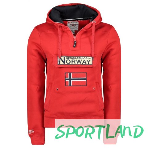Bluza Geographical Norway Gymclass DB 054 M WW2485H/GN-Red XL Bluza Geographical Norway Gymclass DB 054 M WW2485H/GN-Red XL