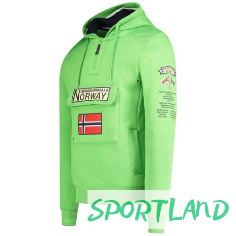 Bluza Geographical Norway Gymclass 054 Pop M WW4181H/GN-Flashy green L Bluza Geographical Norway Gymclass 054 Pop M WW4181H/GN-Flashy green L