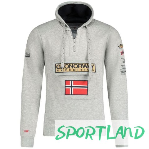 Bluza Geographical Norway Gymclass EO DB 100 M WU6620H/GNO-Blended Grey XL Bluza Geographical Norway Gymclass EO DB 100 M WU6620H/GNO-Blended Grey XL