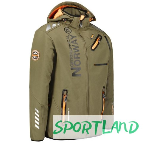 Kurtka Softshell Geographical Norway Royaute DB 068 M WY1996H/GN-Kaki / Orange XL Kurtka Softshell Geographical Norway Royaute DB 068 M WY1996H/GN-Kaki / Orange XL