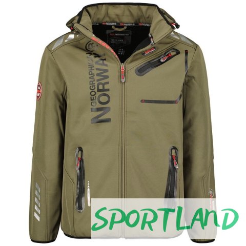 Kurtka Softshell Geographical Norway Royaute DB 068 M WY1997H/GN-Kaki / Black L Kurtka Softshell Geographical Norway Royaute DB 068 M WY1997H/GN-Kaki / Black L