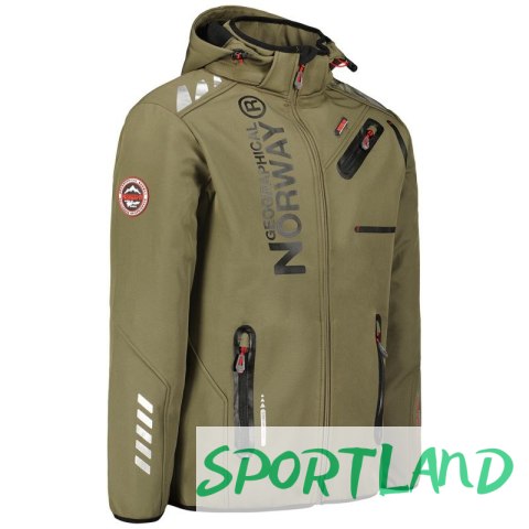 Kurtka Softshell Geographical Norway Royaute DB 068 M WY1997H/GN-Kaki / Black L Kurtka Softshell Geographical Norway Royaute DB 068 M WY1997H/GN-Kaki / Black L