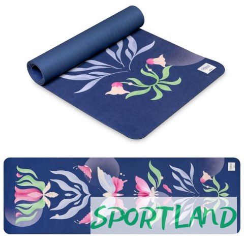 Mata do jogi Spokey The Bloom Mat SPK-944487 Czarny Mata do jogi Spokey The Bloom Mat SPK-944487 Czarny