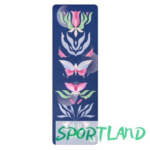 Mata do jogi Spokey The Bloom Mat SPK-944487 Czarny Mata do jogi Spokey The Bloom Mat SPK-944487 Czarny