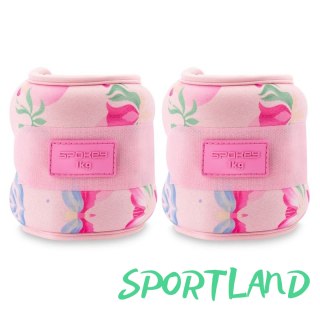 Obciążenia na kostki i nadgarstki Spokey The Bloom Form 2x 1 kg SPK-944491 Czarny