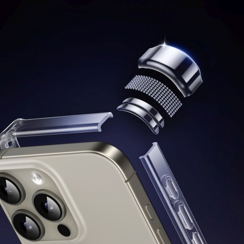 Etui ochronne na iPhone 16 Pro Max Bright Cushion CA101 - przezroczyste Etui ochronne na iPhone 16 Pro Max Bright Cushion CA101 - przezroczyste