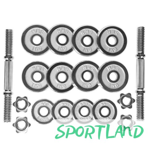 Sztangielki w walizce CHROME HMS 2x7,5kg STC15 N/A Sztangielki w walizce CHROME HMS 2x7,5kg STC15 N/A