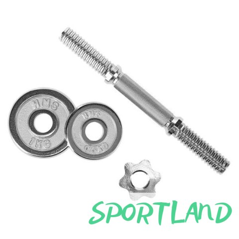 Sztangielki w walizce CHROME HMS 2x7,5kg STC15 N/A Sztangielki w walizce CHROME HMS 2x7,5kg STC15 N/A