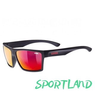 Okulary Uvex Lgl 29 czarno-czerwone matowe N/A