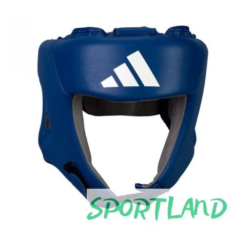 Kask turniejowy adidas IBA ze skóry z kaktusa ADIIBAH1C-Niebieski l Kask turniejowy adidas IBA ze skóry z kaktusa ADIIBAH1C-Niebieski l
