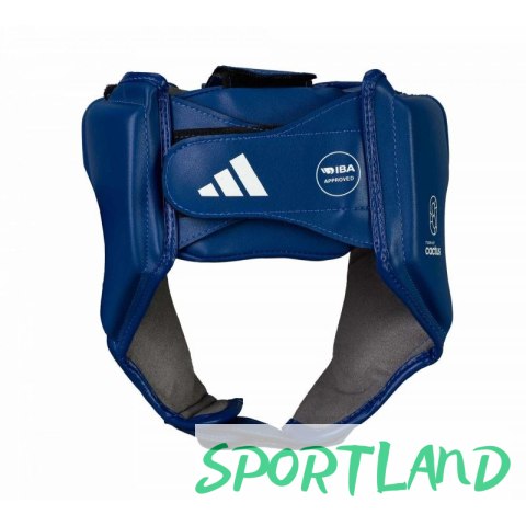 Kask turniejowy adidas IBA ze skóry z kaktusa ADIIBAH1C-Niebieski l Kask turniejowy adidas IBA ze skóry z kaktusa ADIIBAH1C-Niebieski l