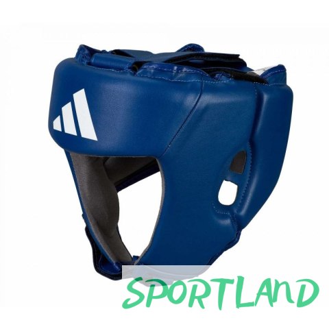 Kask turniejowy adidas IBA ze skóry z kaktusa ADIIBAH1C-Niebieski l Kask turniejowy adidas IBA ze skóry z kaktusa ADIIBAH1C-Niebieski l