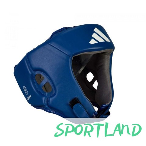Kask turniejowy adidas IBA ze skóry z kaktusa ADIIBAH1C-Niebieski l Kask turniejowy adidas IBA ze skóry z kaktusa ADIIBAH1C-Niebieski l