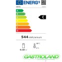 Witryna chłodnicza nastawna sałatkowa z unoszoną pokrywą 8x GN 1/6 67L Hendi 233672